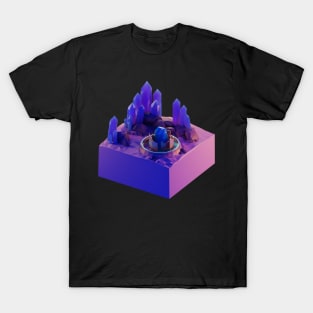 3D Crystal Garden T-Shirt